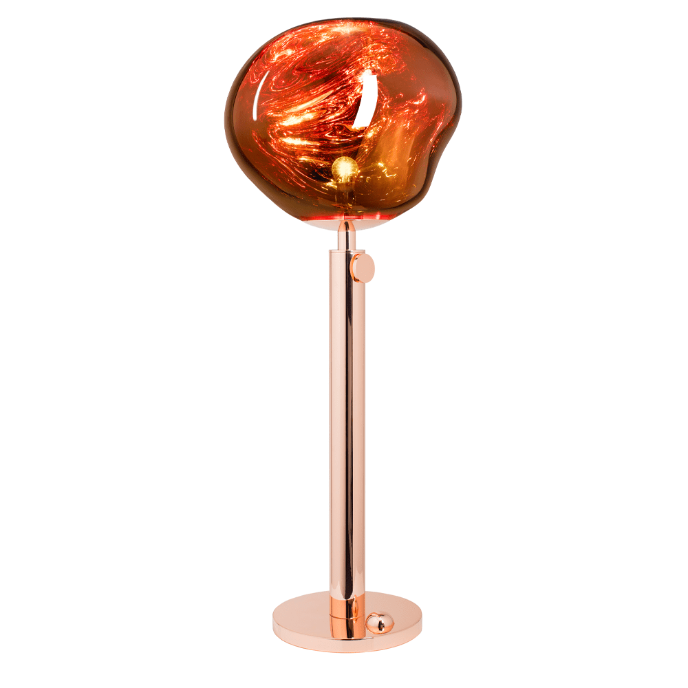 Product photograph of Tom Dixon Melt Floor Light Copper from Olivia's