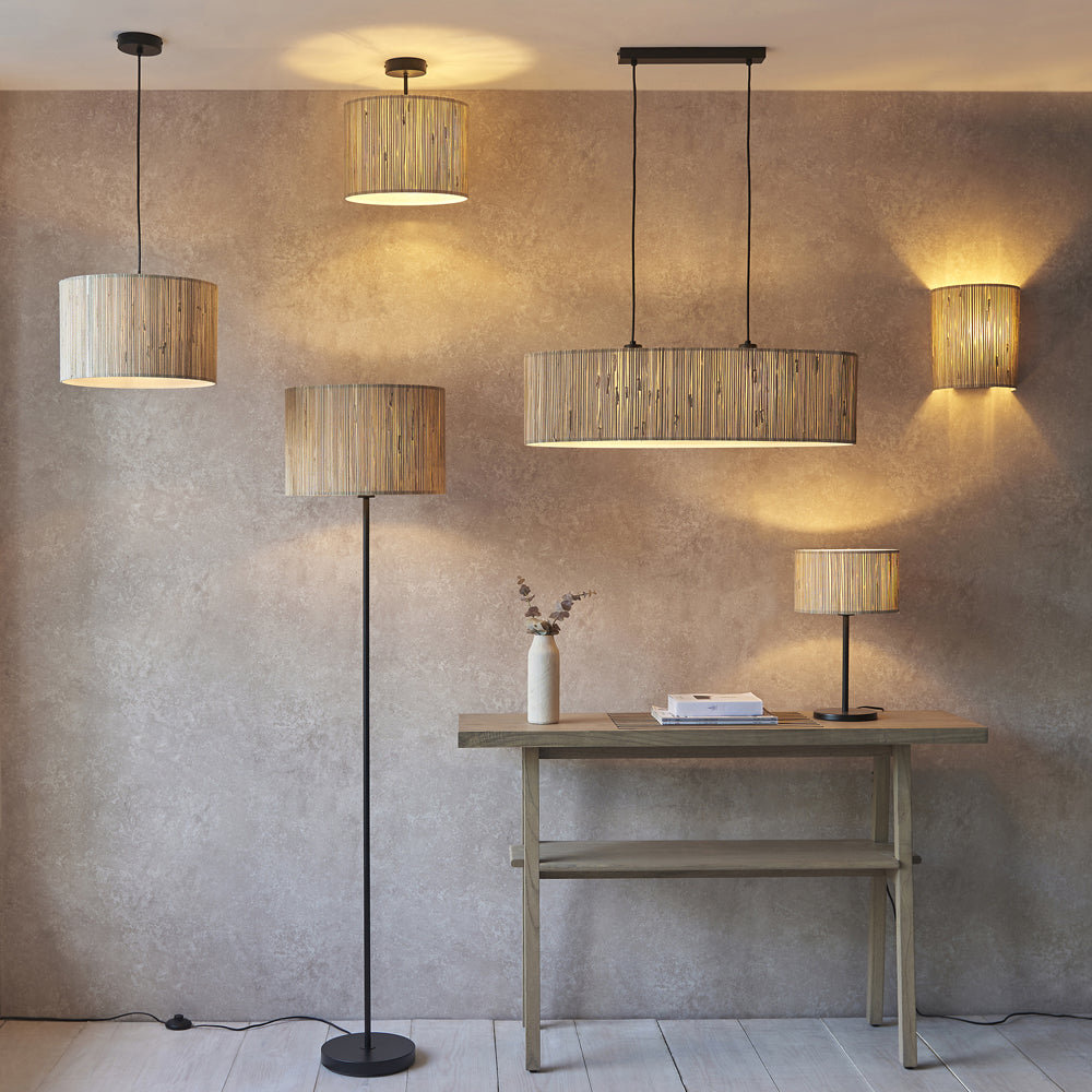 Product photograph of Gallery Interiors Shoreline 1 Pendant Light In Natural from Olivia's.
