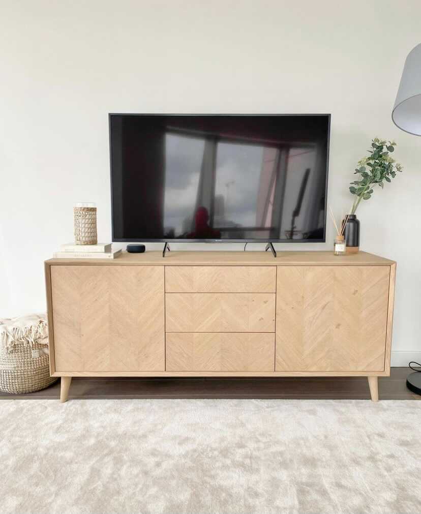 Product photograph of Gallery Interiors Milano 2 Door 3 Drawer Sideboard from Olivia's.