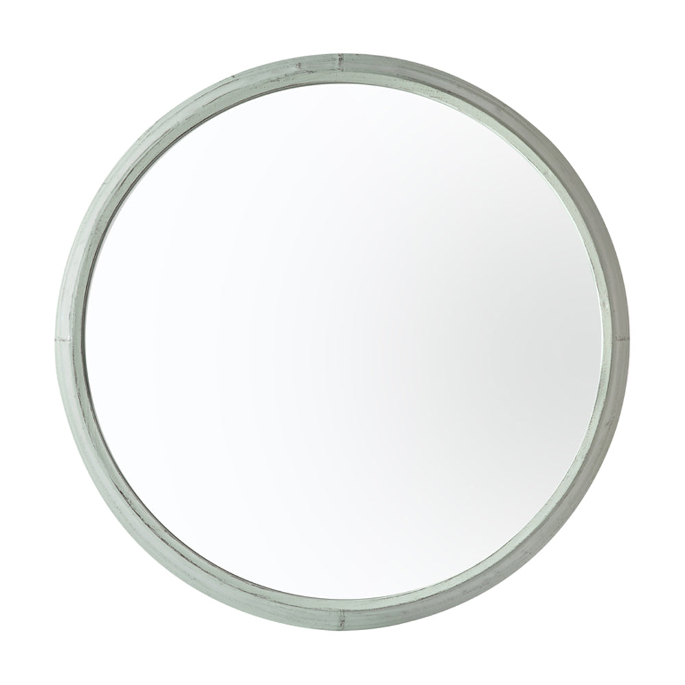 Gallery Interiors Crumpinton Outdoor Mirror In Mint Green