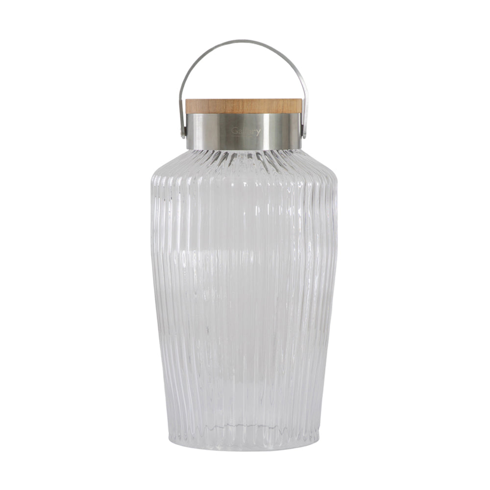 Product photograph of Gallery Interiors Mitzi Outdoor Led Solar Lantern Large from Olivia's.