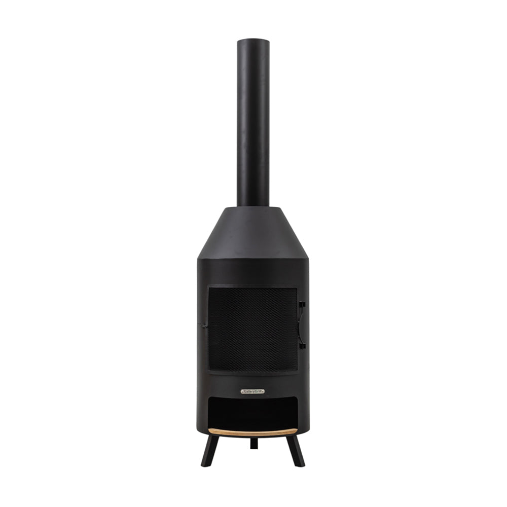 Product photograph of Gallery Interiors Firefly Chiminea With Pizza Oven from Olivia's