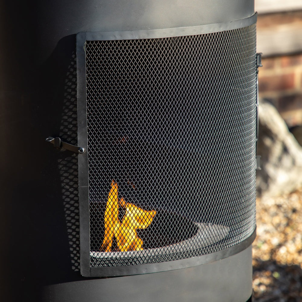 Product photograph of Gallery Interiors Firefly Chiminea With Pizza Oven from Olivia's.