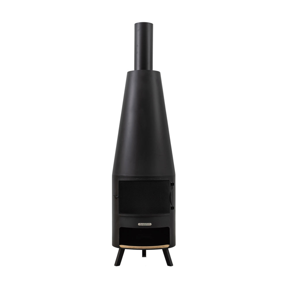 Product photograph of Gallery Interiors Fendi Chiminea With Pizza Oven from Olivia's