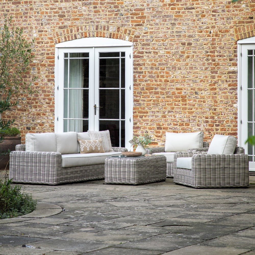 Product photograph of Gallery Interiors Reggie Outdoor Lounge Set from Olivia's.
