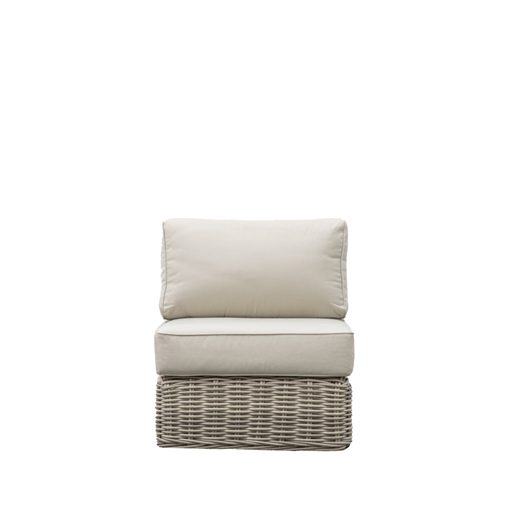 Product photograph of Gallery Interiors Reggie Outdoor 1 Seater Module Chair from Olivia's