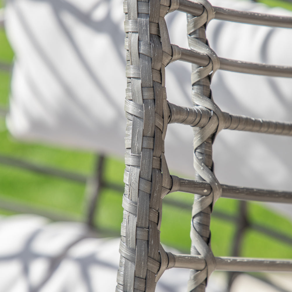 Product photograph of Gallery Interiors Ada Outdoor Hanging Chair In Natural from Olivia's.