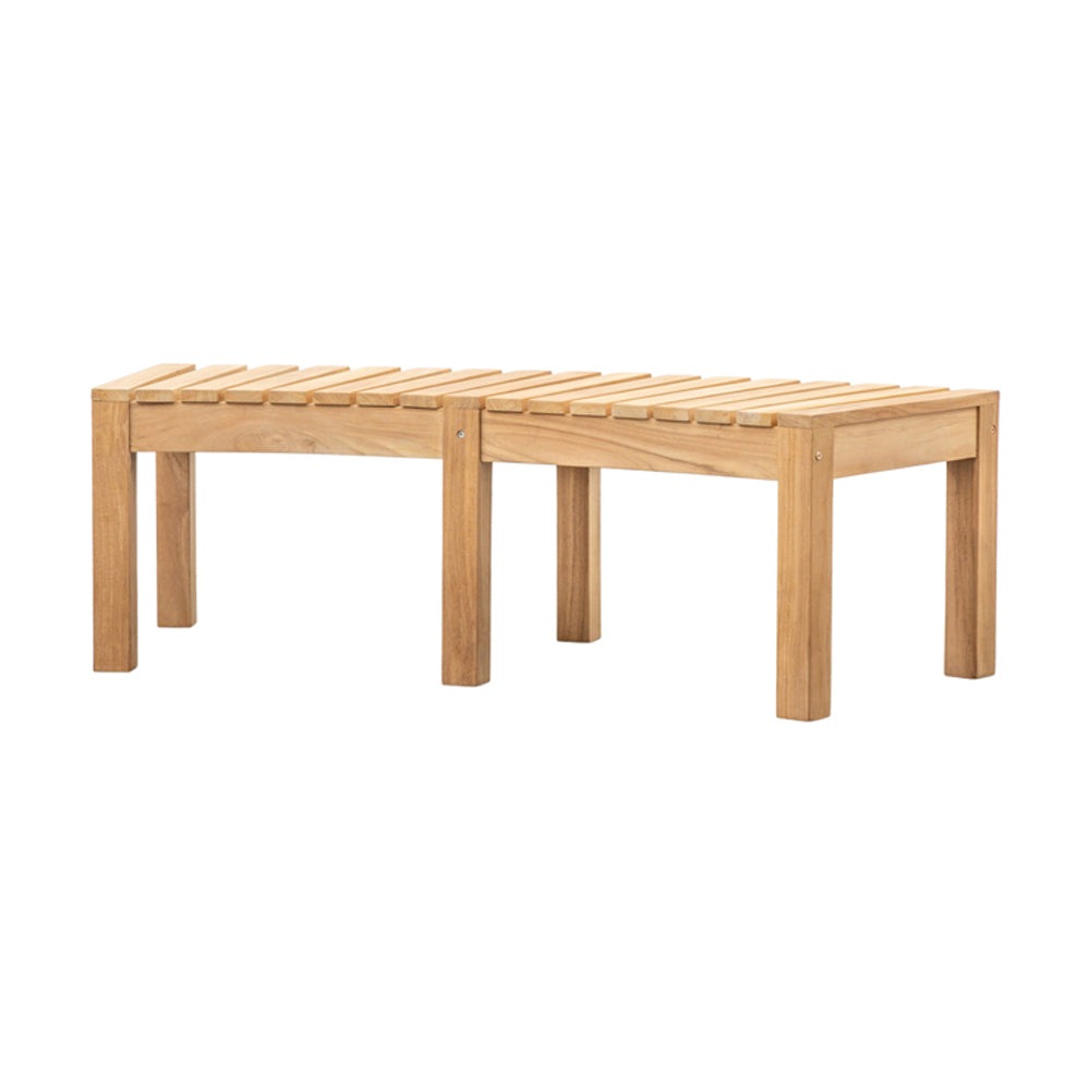 Product photograph of Gallery Interiors Champy Outdoor Bench In Natural from Olivia's.