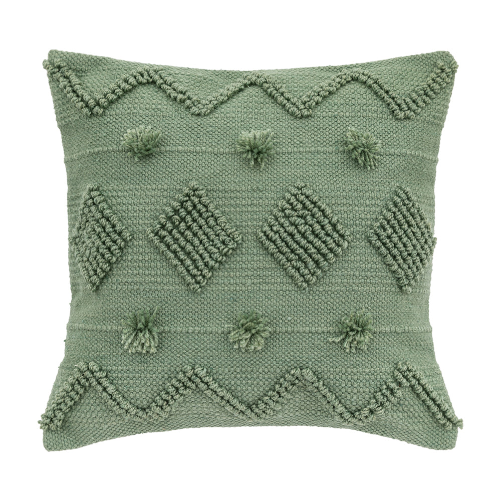 Gallery Interiors Perth Cushion Cover In Sage