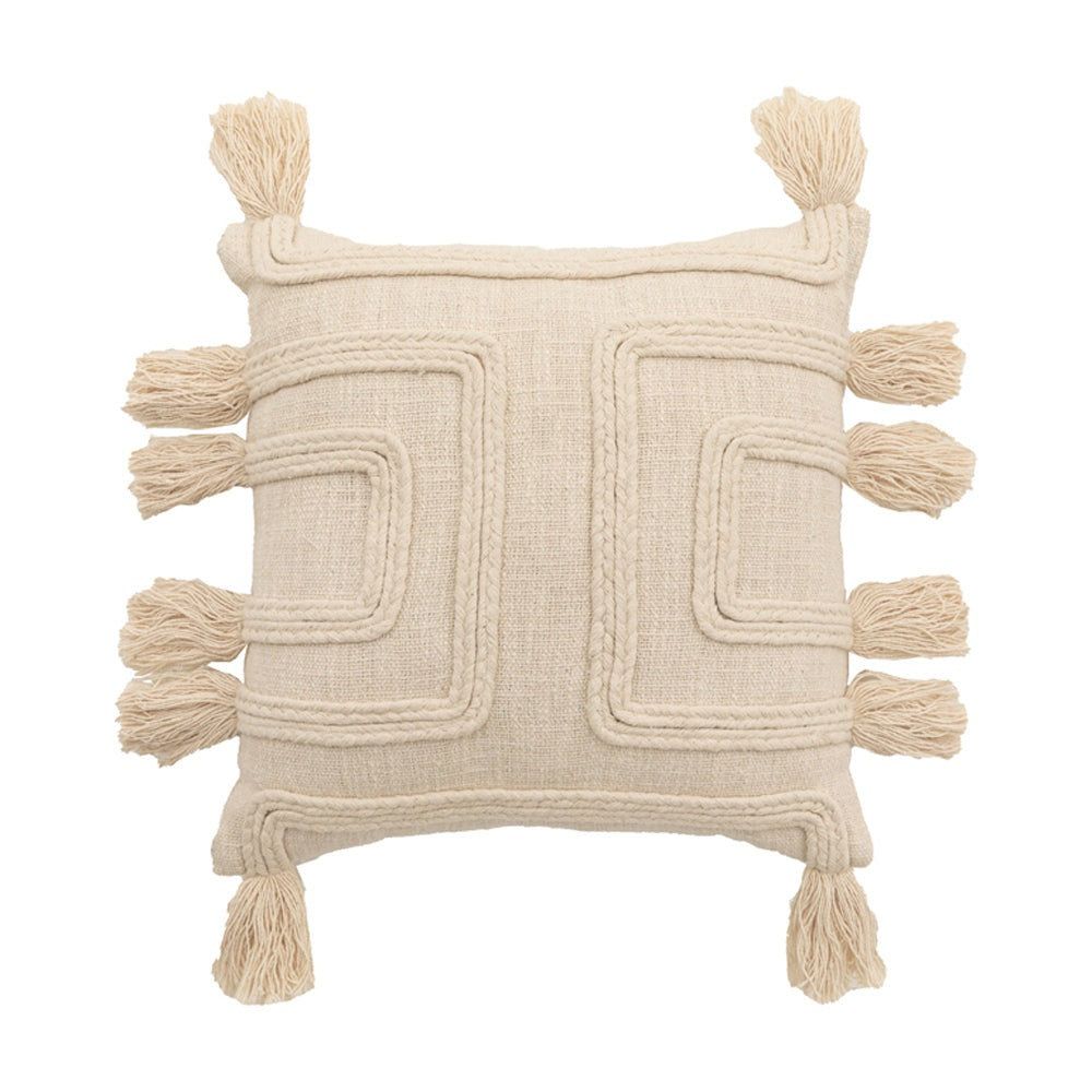 Gallery Interiors Nizzy Cushion Cover In Natural