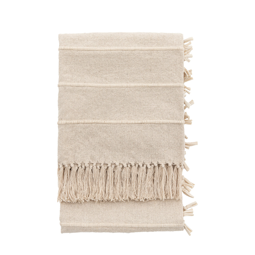 Product photograph of Gallery Interiors Suki Throw In Natural from Olivia's