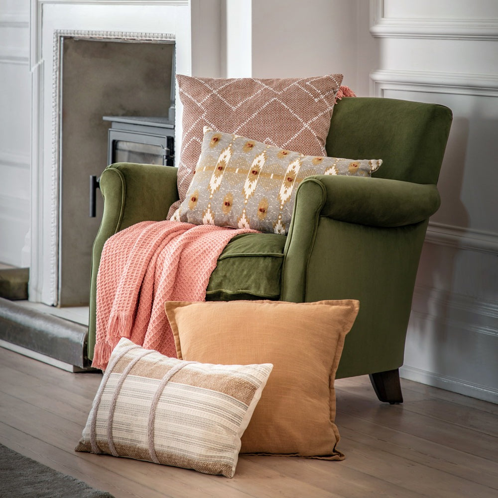 Product photograph of Gallery Interiors Arkose Stripe Cushion Cover from Olivia's.