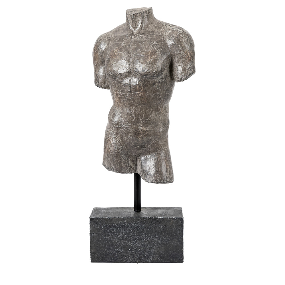 Product photograph of Gallery Interiors Mascualine Sculpture In Grey from Olivia's