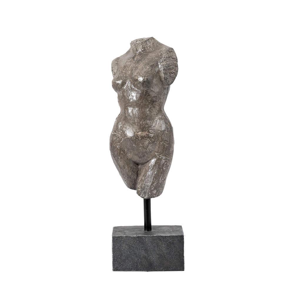 Product photograph of Gallery Interiors Feminine Sculpture In Grey from Olivia's