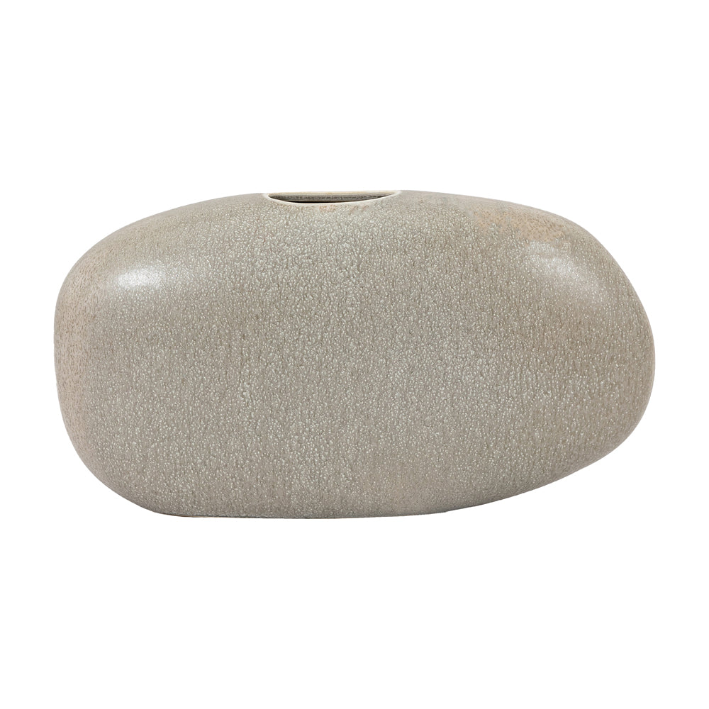 Product photograph of Gallery Interiors Kai Vase In Pebble Large from Olivia's