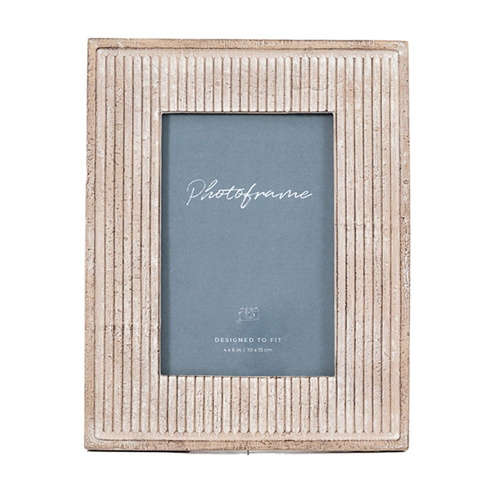 Product photograph of Gallery Interiors Draft Photo Frame In Natural 5x7 Inch from Olivia's