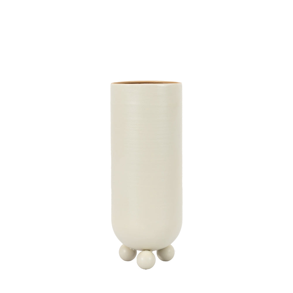 Product photograph of Gallery Interiors Venus Vase In Grey from Olivia's