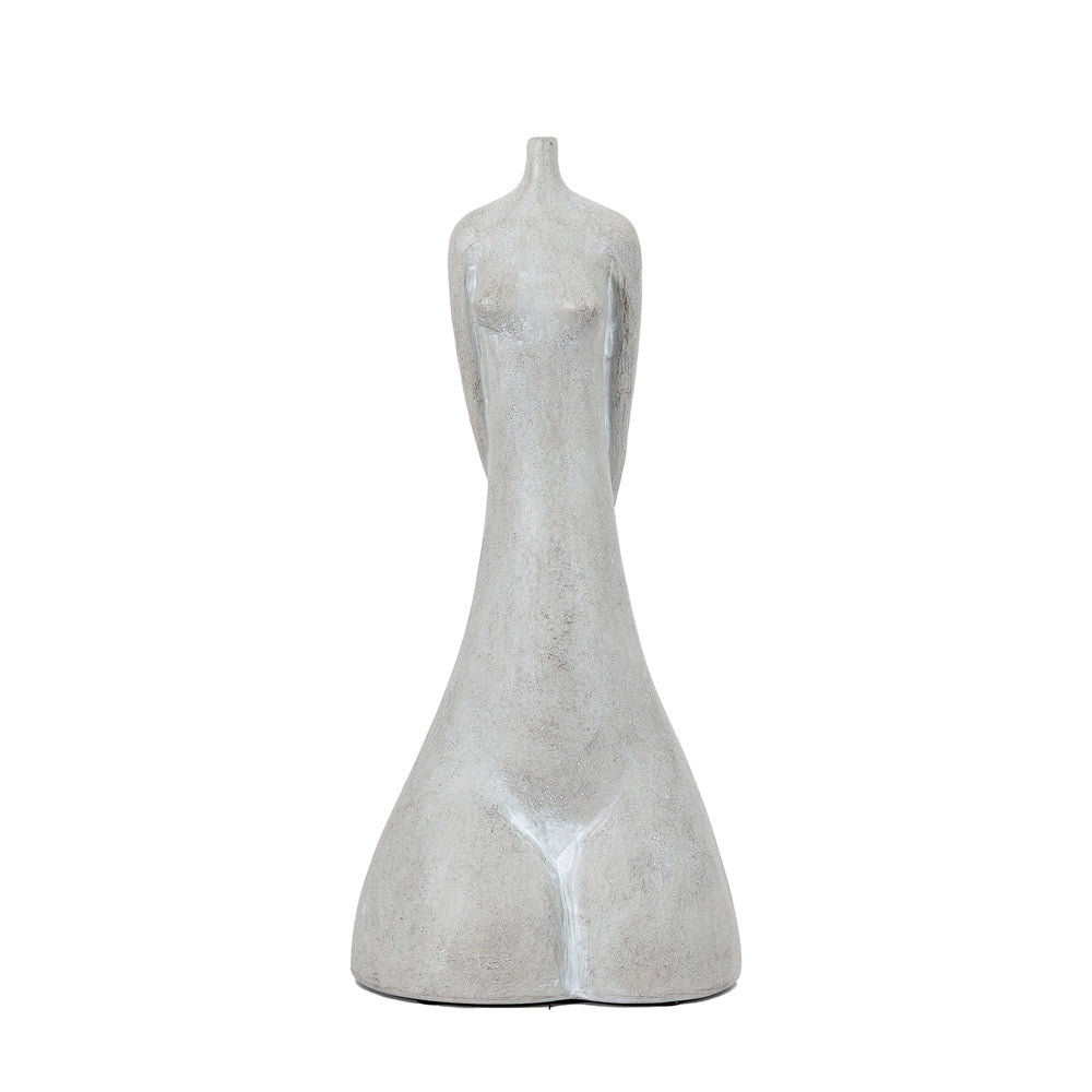 Product photograph of Gallery Interiors Cassie Sculpture In Grey Small from Olivia's