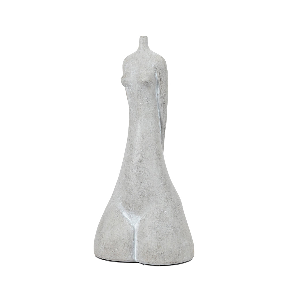 Product photograph of Gallery Interiors Cassie Sculpture In Grey Large from Olivia's.