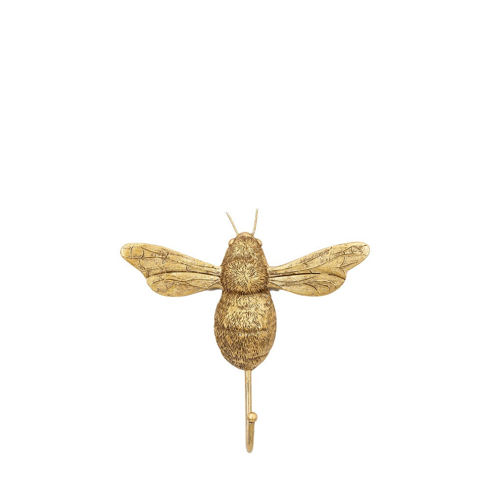 Product photograph of Gallery Interiors Honey Bee Hook In Gold from Olivia's