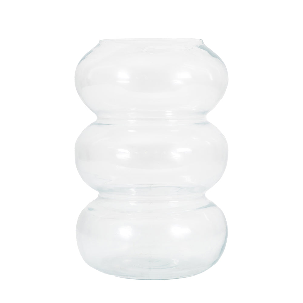 Product photograph of Gallery Interiors Pelo Tall Vase In Clear Large from Olivia's.