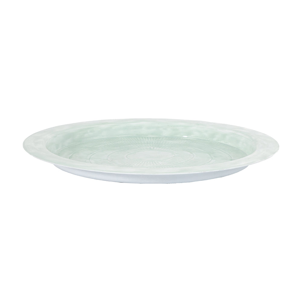 Product photograph of Gallery Interiors Emma Tray In Pale Sage from Olivia's