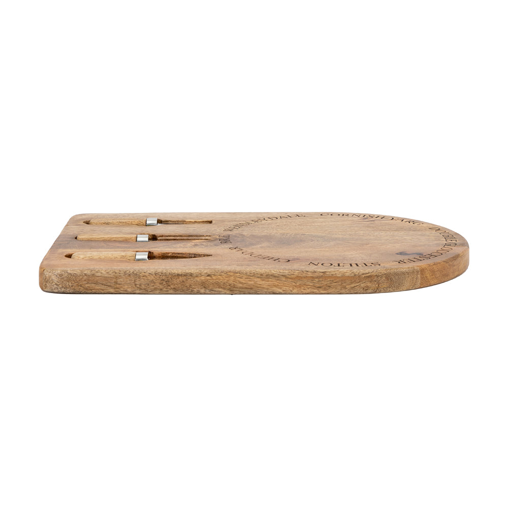 Product photograph of Gallery Interiors Willis Cheese Board Set from Olivia's