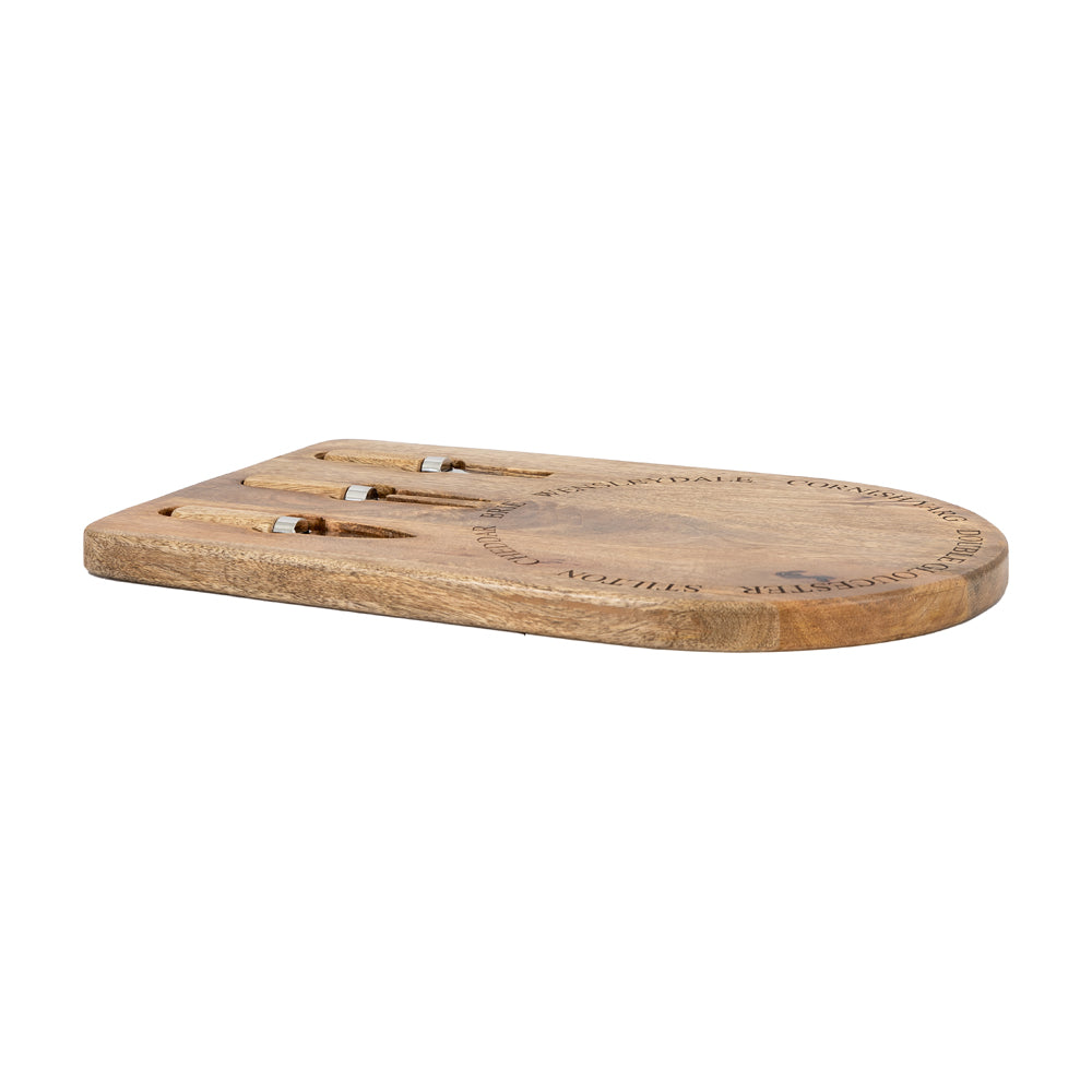 Product photograph of Gallery Interiors Willis Cheese Board Set from Olivia's.