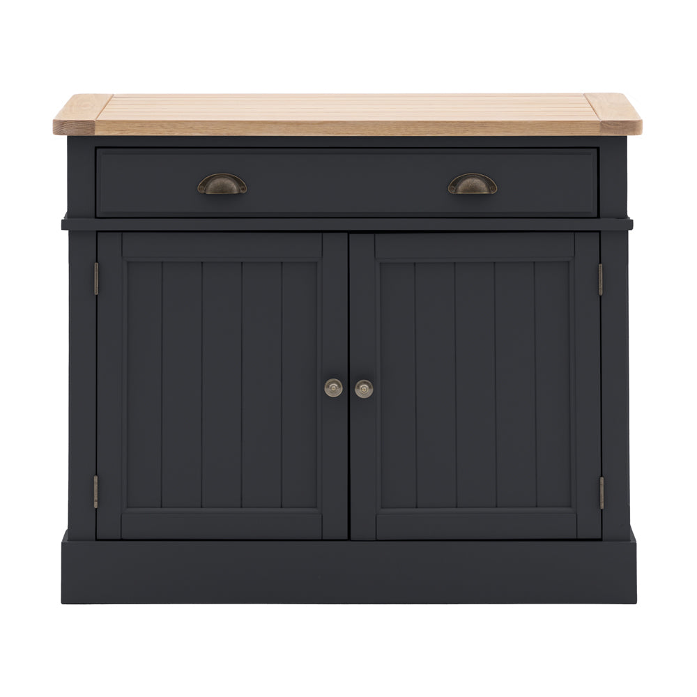 Product photograph of Gallery Interiors Sandon 2 Door Sideboard In Meteor from Olivia's