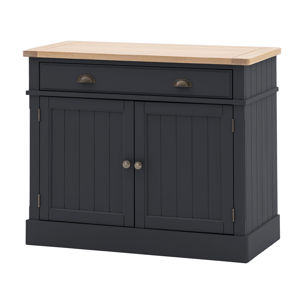 Product photograph of Gallery Interiors Sandon 2 Door Sideboard In Meteor from Olivia's.