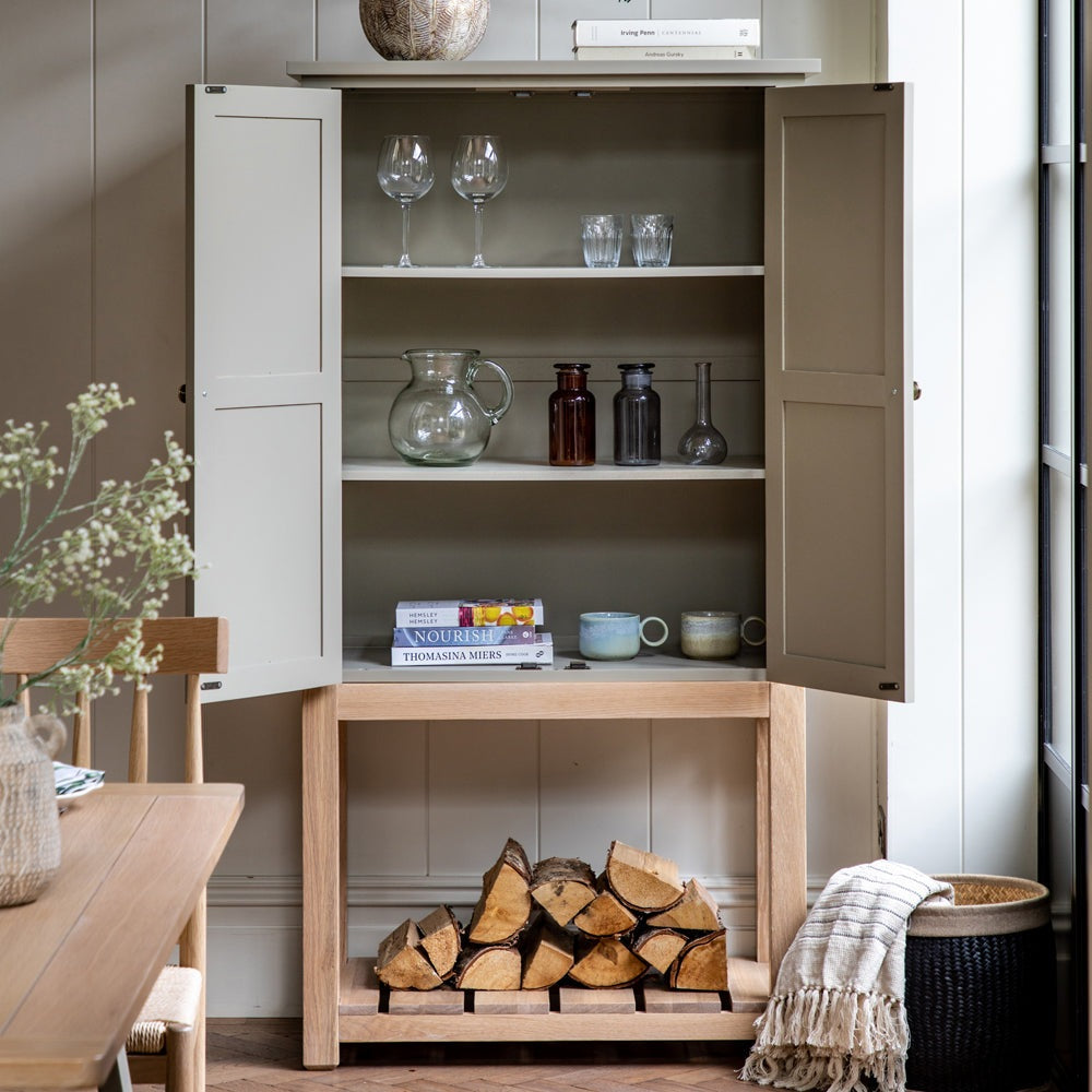 Product photograph of Gallery Interiors Sandon 2 Door Cupboard In Prairie from Olivia's.