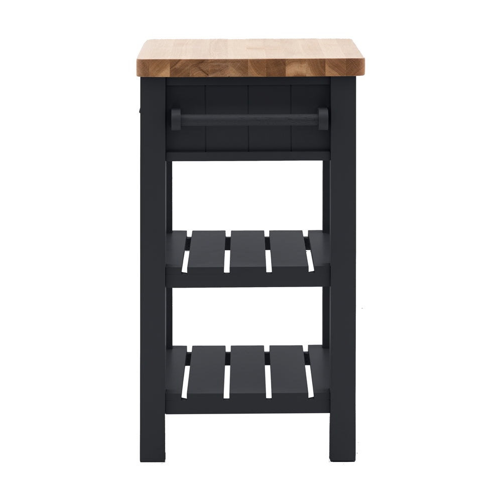 Product photograph of Gallery Interiors Sandon Butchers Block In Meteor from Olivia's.
