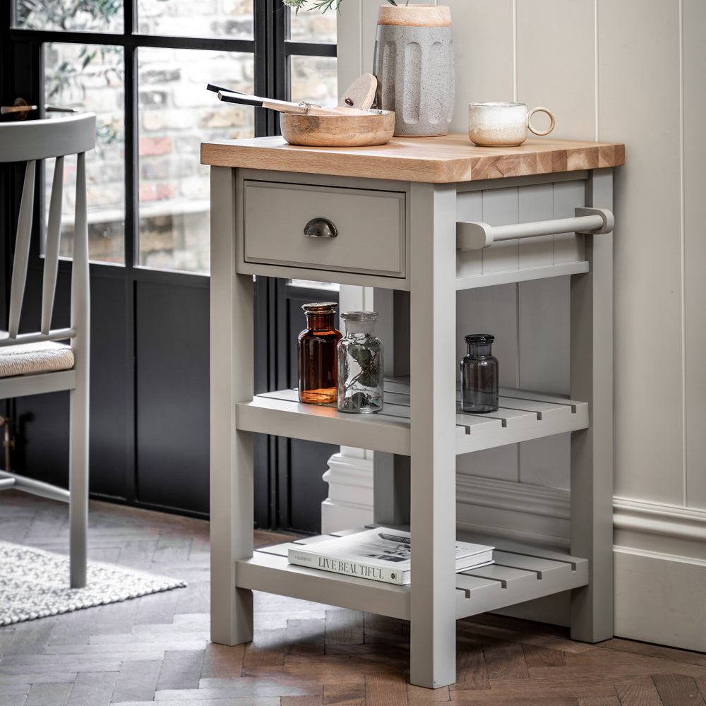 Product photograph of Gallery Interiors Sandon Butchers Block In Prairie from Olivia's.