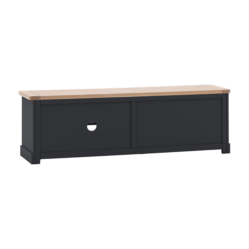 Product photograph of Gallery Interiors Sandon Media Unit In Meteor from Olivia's.