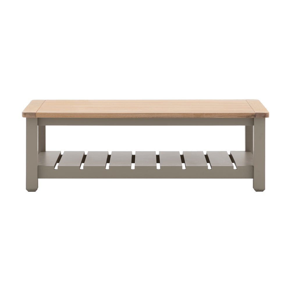 Product photograph of Gallery Interiors Sandon Coffee Table In Prairie from Olivia's