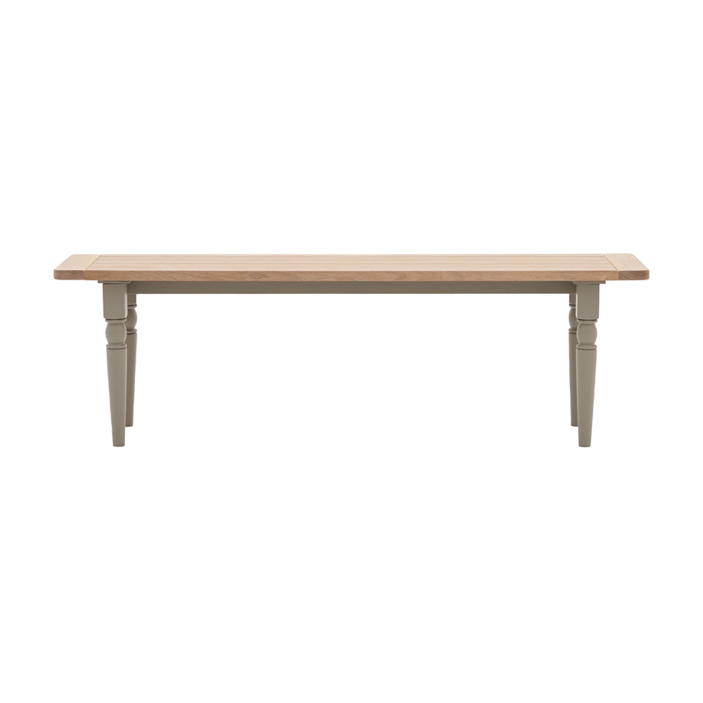 Gallery Interiors Ascot Dining Bench in Prairie