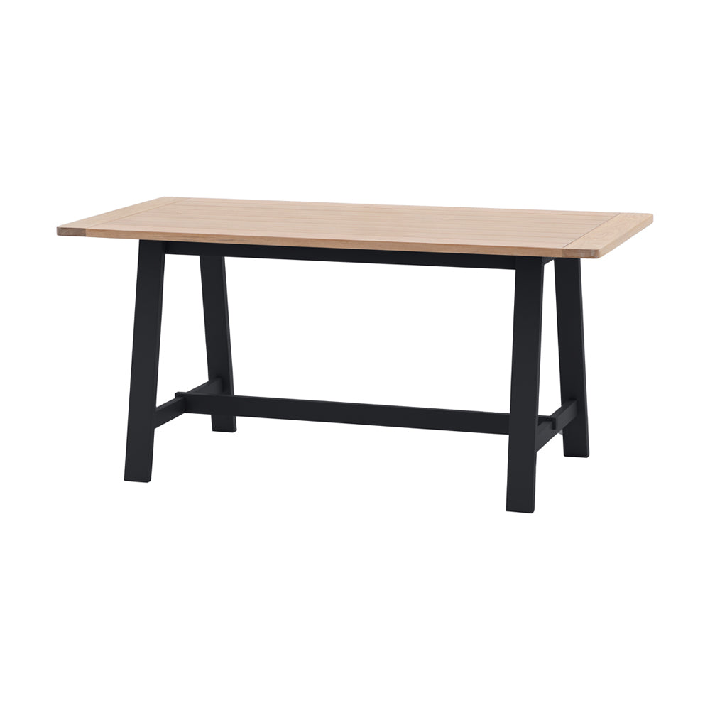 Gallery Interiors Ascot Trestle Table in Meteor