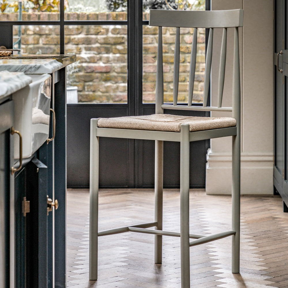 Product photograph of Gallery Interiors Set Of 2 Sandon Bar Stool In Prairie from Olivia's.