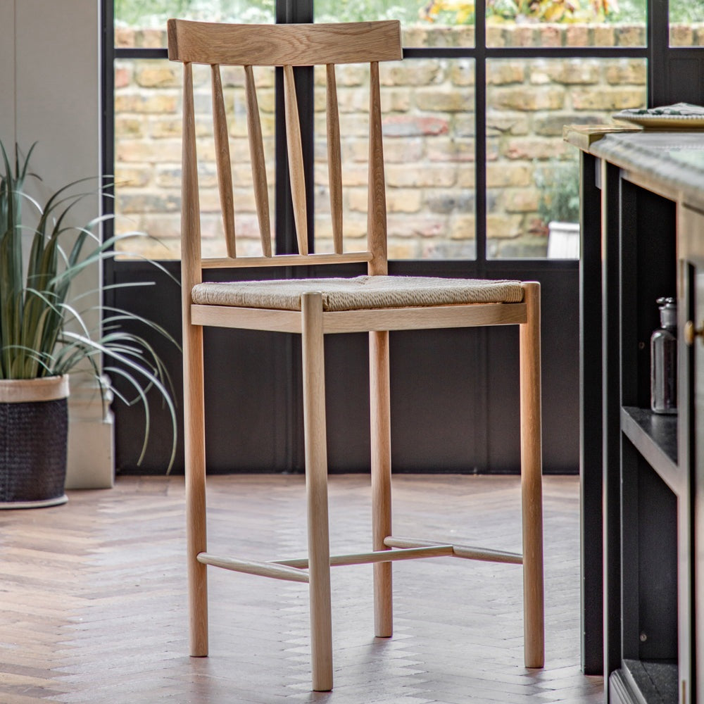 Product photograph of Gallery Interiors Set Of 2 Sandon Bar Stool from Olivia's.
