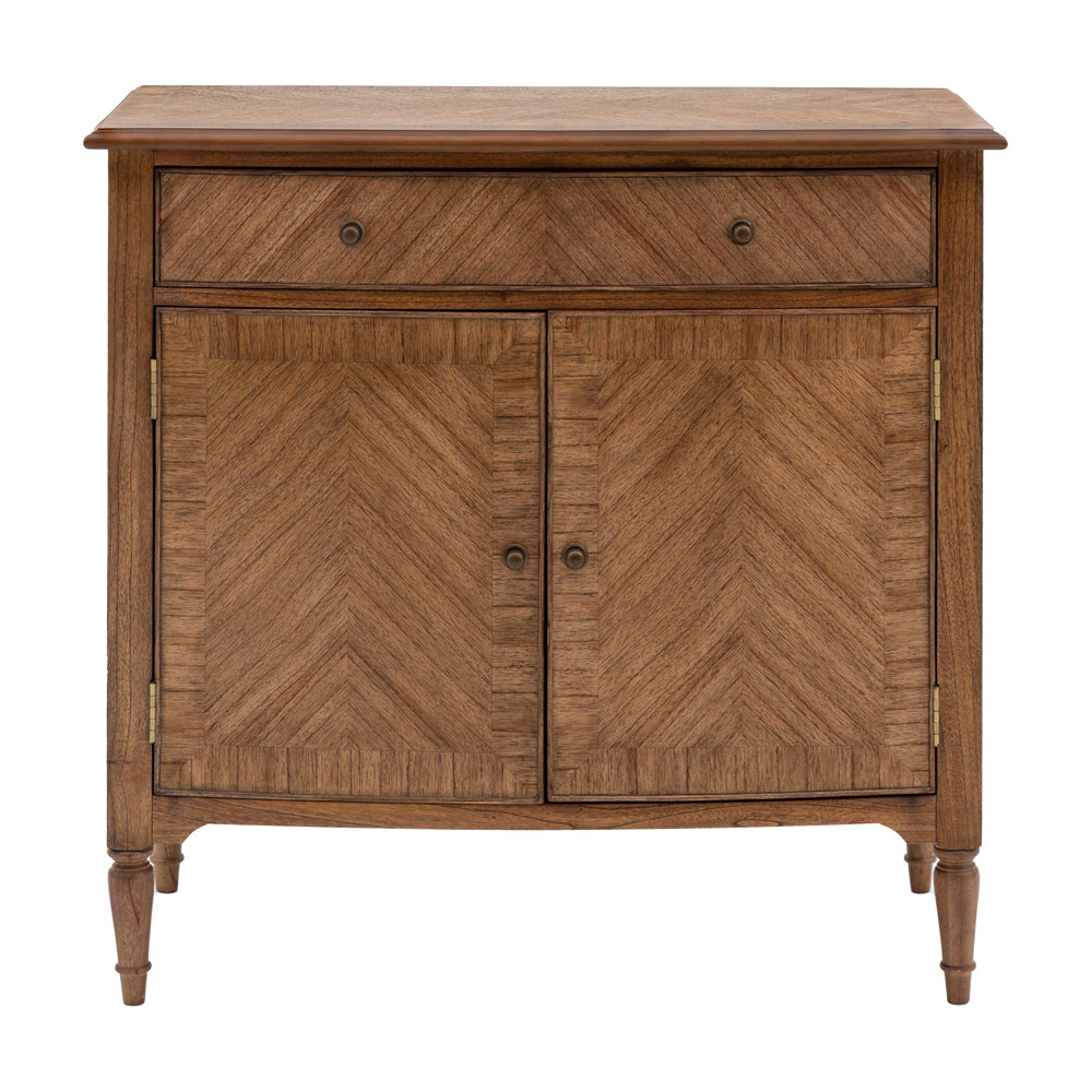 Product photograph of Gallery Interiors Highgate 2 Door 1 Drawer Sideboard In Natural Wood from Olivia's