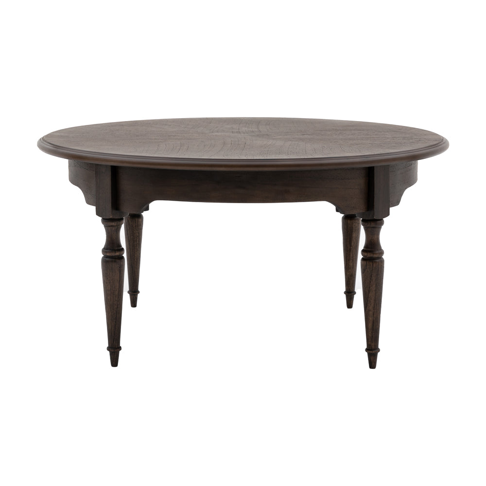 Product photograph of Gallery Interiors Melody Coffee Table In Dark Wood from Olivia's