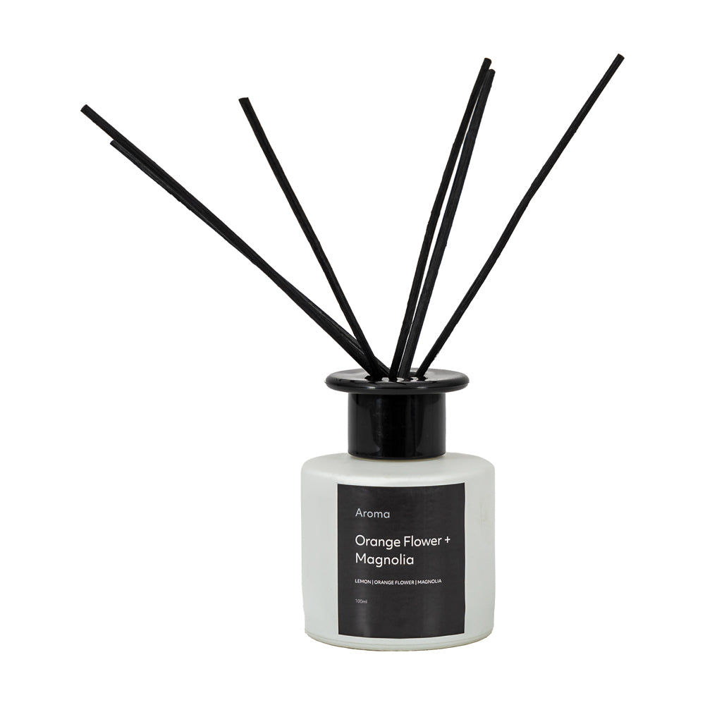 Product photograph of Gallery Interiors Aroma 100ml Reed Diffuser Orange Flower Magnolia Scent from Olivia's