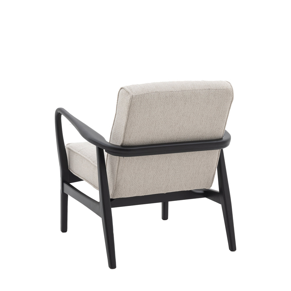 Product photograph of Gallery Interiors Houndslow Armchair In Natural Weave from Olivia's.