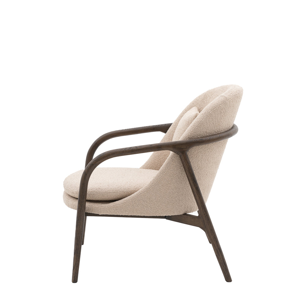 Product photograph of Gallery Interiors Alesso Armchair In Taupe from Olivia's.