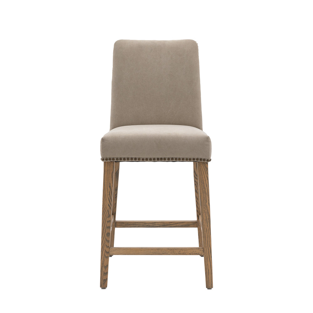 Product photograph of Gallery Interiors Set Of 2 Rom Bar Stool In Cement from Olivia's