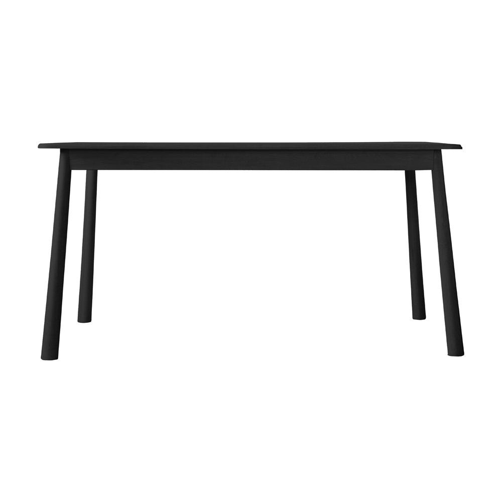 Product photograph of Gallery Interiors Walter Dining Table In Black from Olivia's