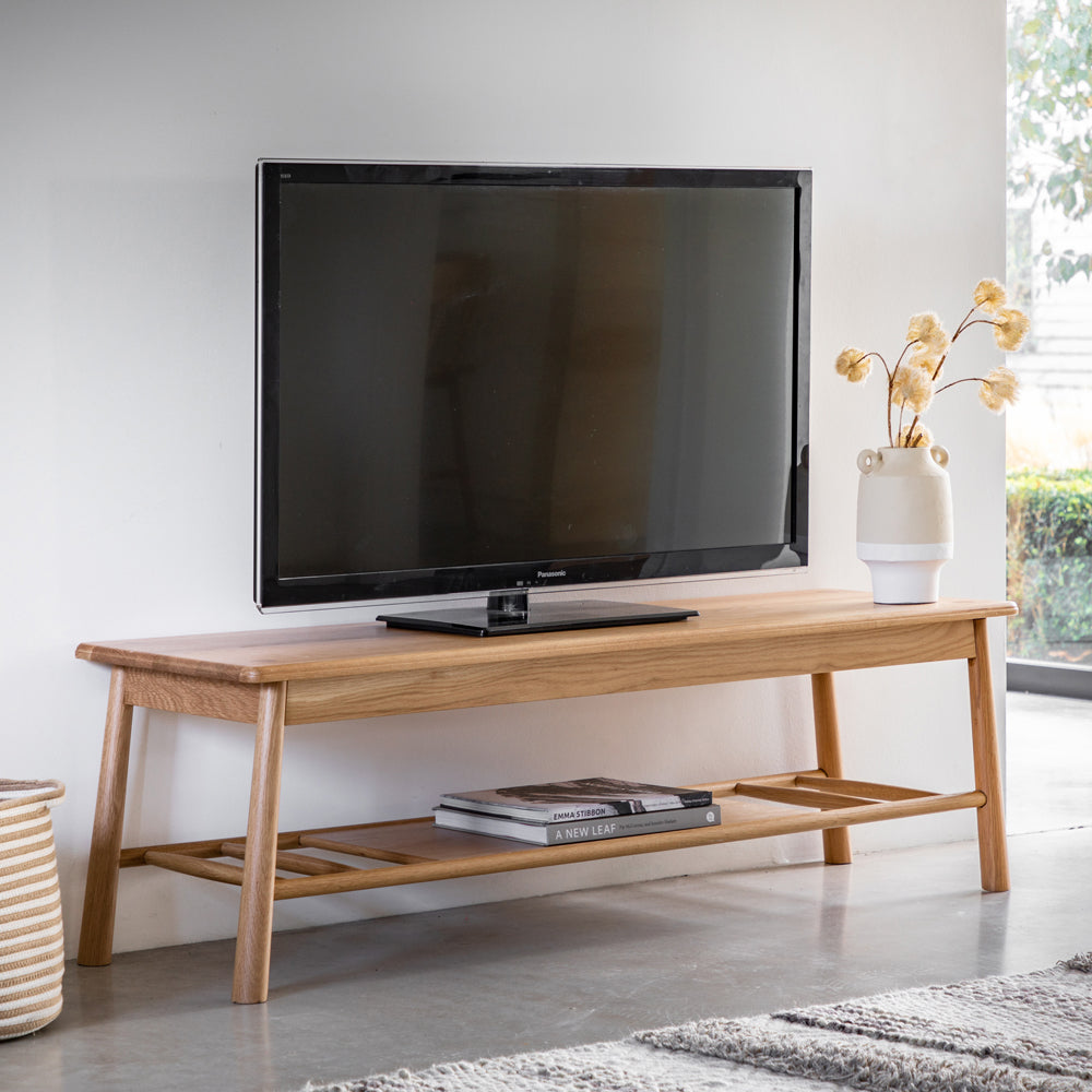 Product photograph of Gallery Interiors Walter Media Unit In Natural from Olivia's.