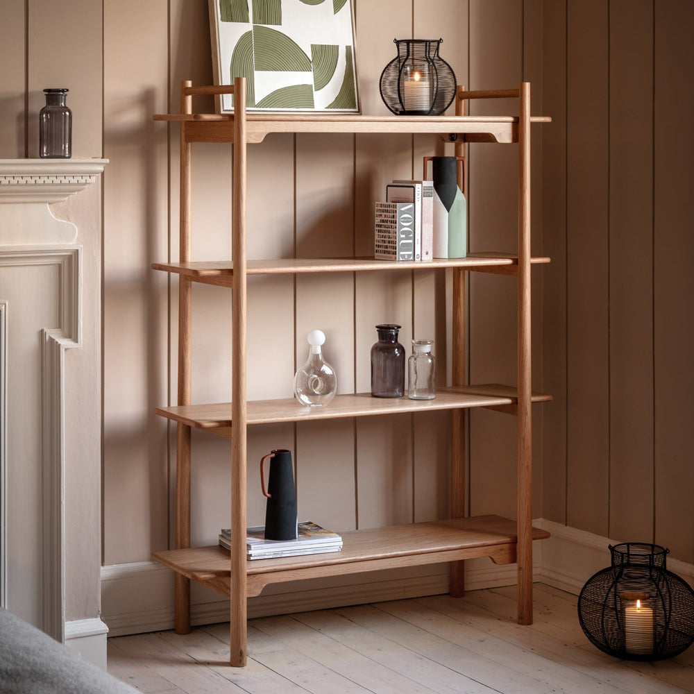 Product photograph of Gallery Interiors Wycombe Open Display In Natural from Olivia's.