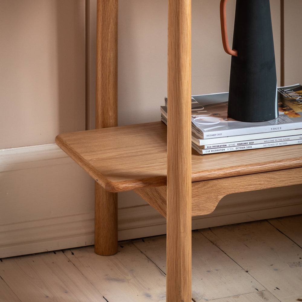 Product photograph of Gallery Interiors Wycombe Open Display In Natural from Olivia's.