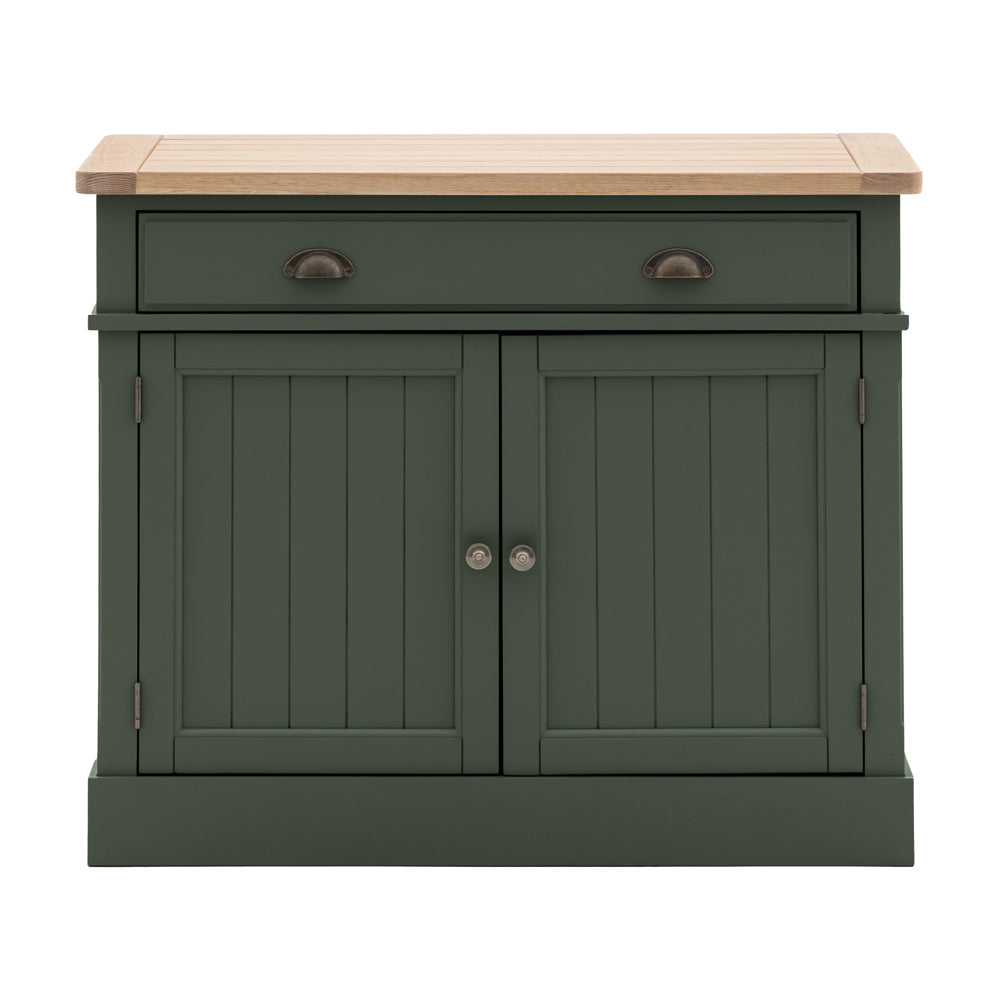 Product photograph of Gallery Interiors Sandon 2 Door Sideboard In Moss from Olivia's